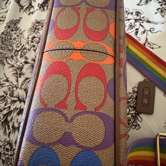 Coach Rainbow Signature Crossbody Bag - Picture 6 of 7